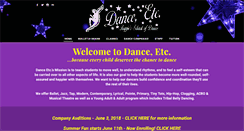 Desktop Screenshot of danceetcwf.com